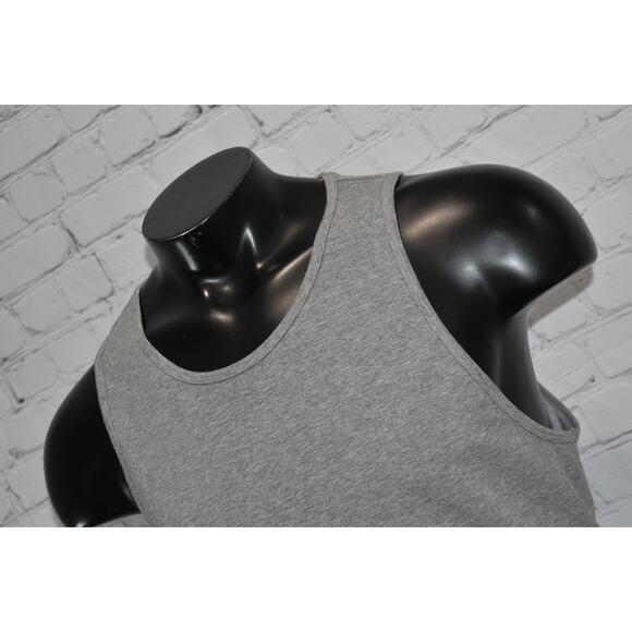 BYLT Shirt Tanktop Mens Size XL Premium Basics Drop Cut Lux Gray Cotton Blend - Picture 9 of 9